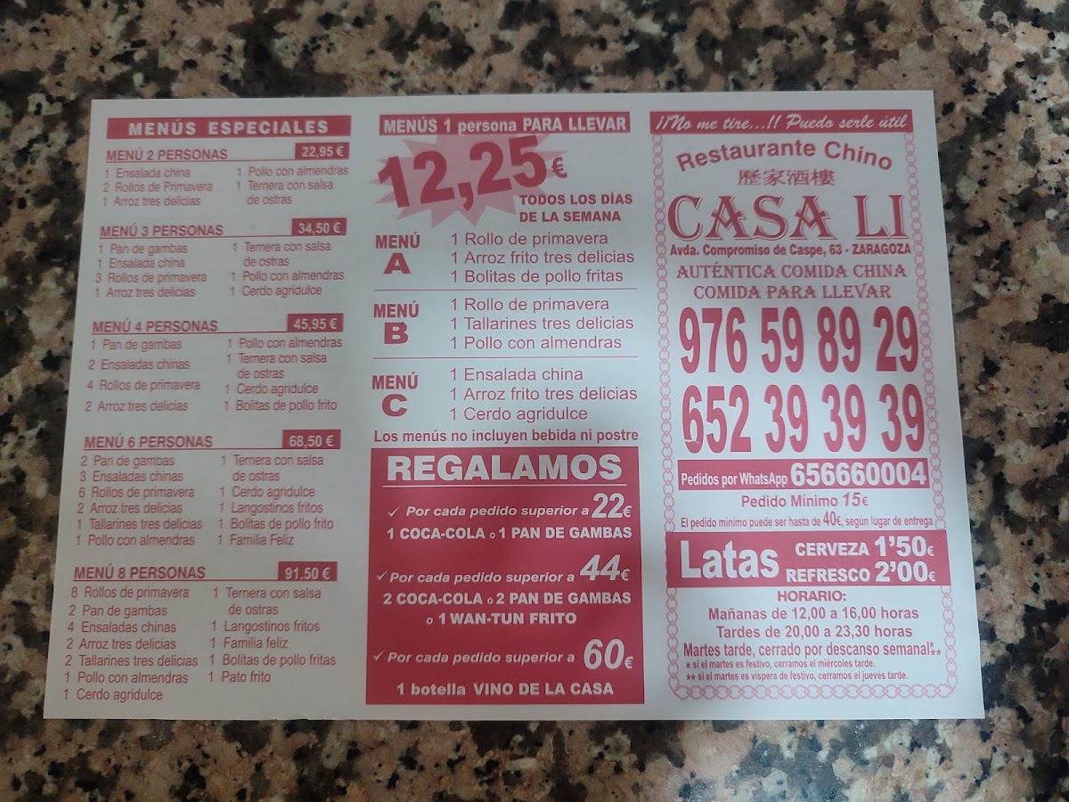 Menu Restaurante Casa Li-2