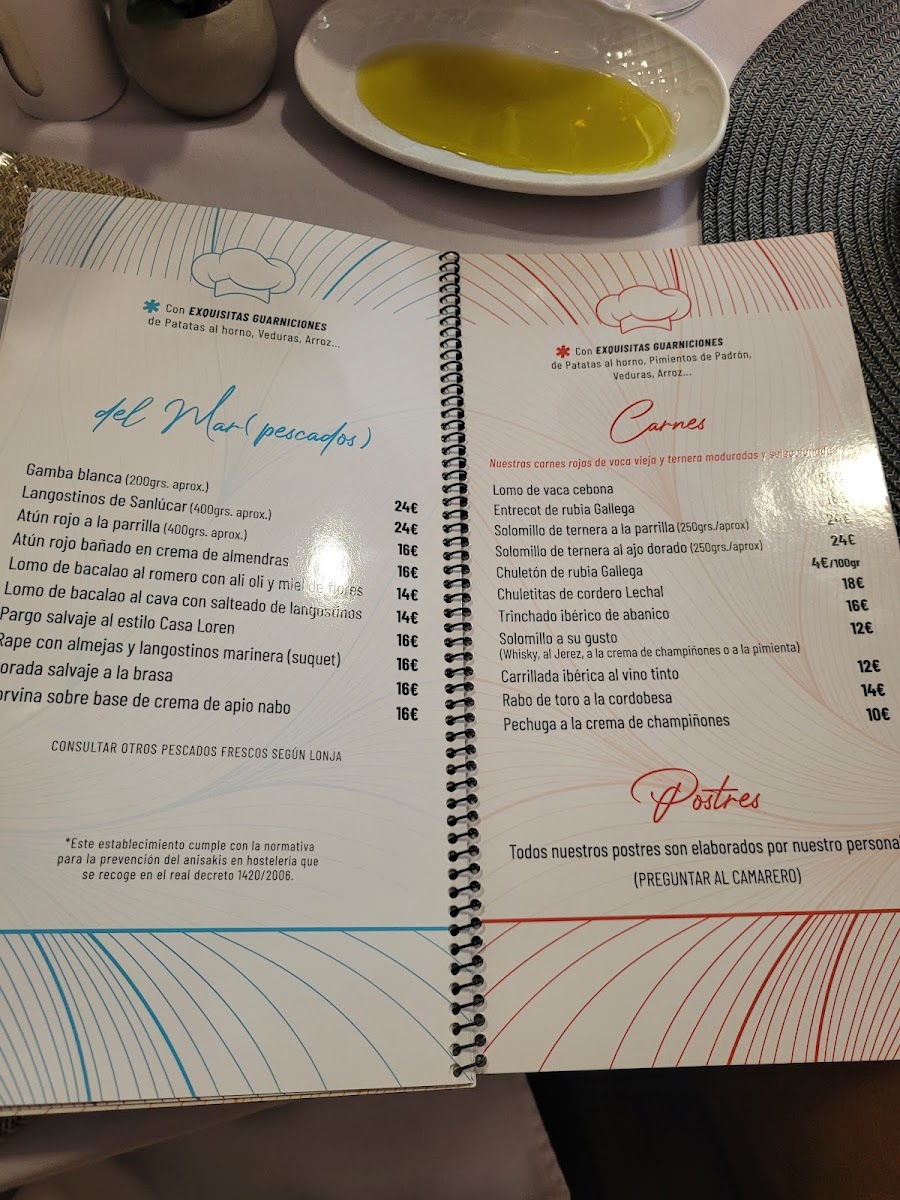 Menu Restaurante Casa Loren-4