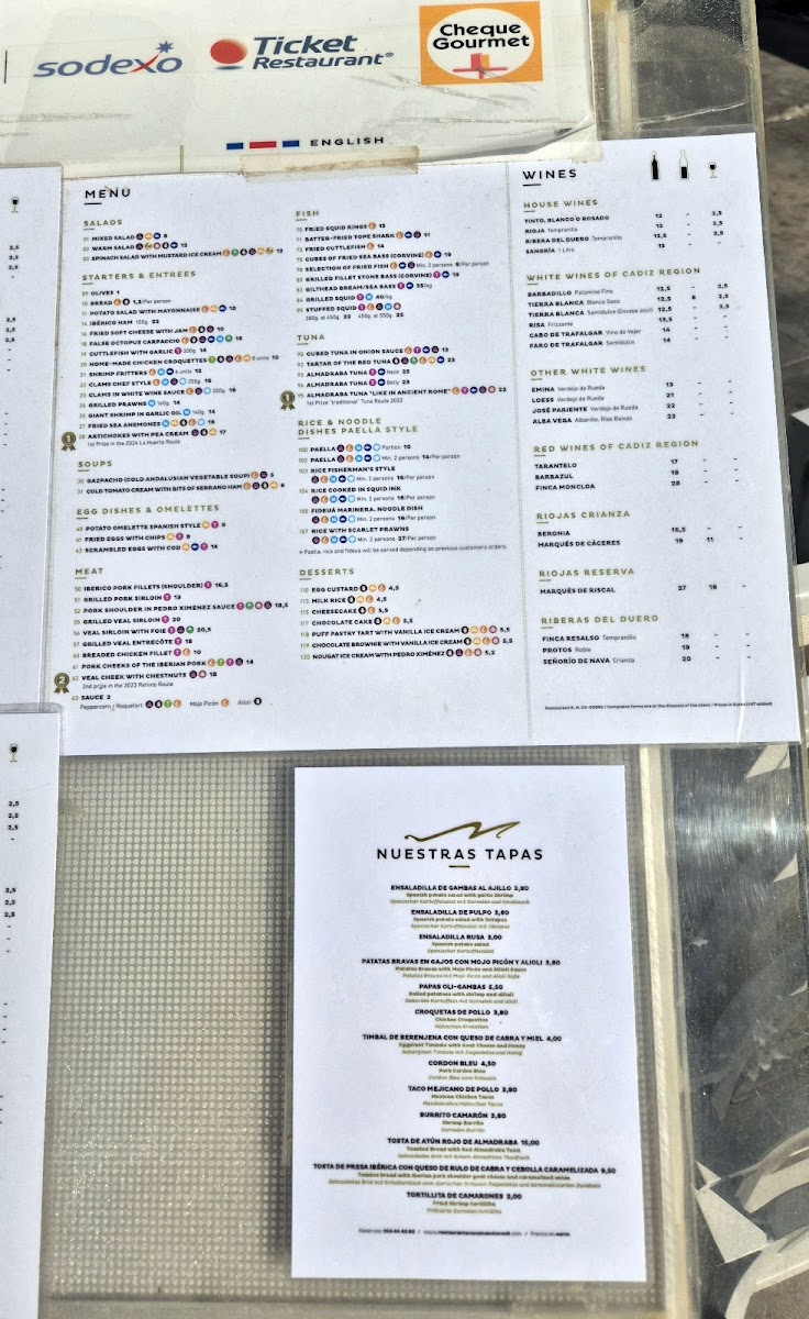 Menu Restaurante Casa Manolo Fuguilla Conil ( Paseo Marítimo).-5