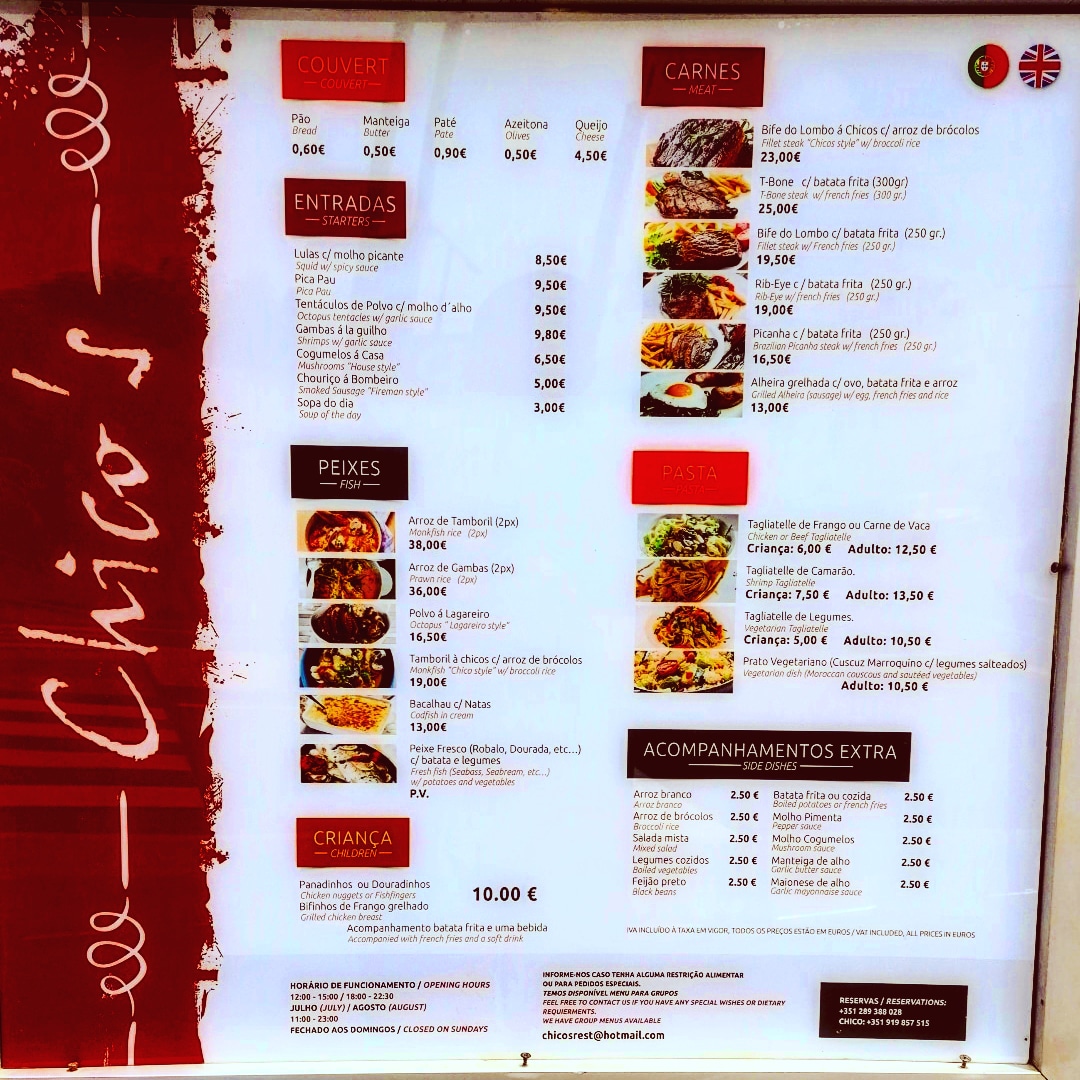 Menu Restaurante Central De Vilamoura-1