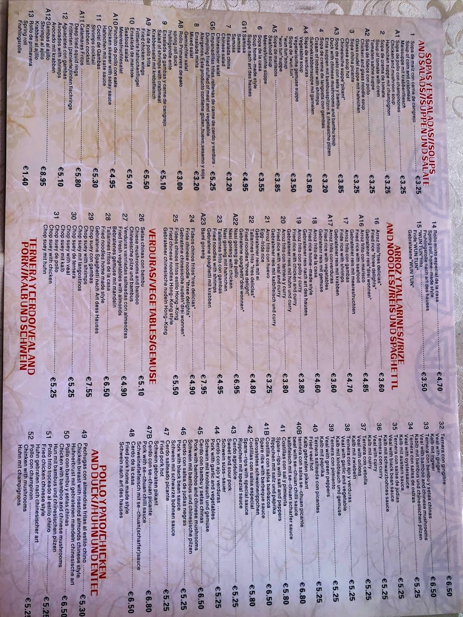 Menu Restaurante Chino China Ming-9