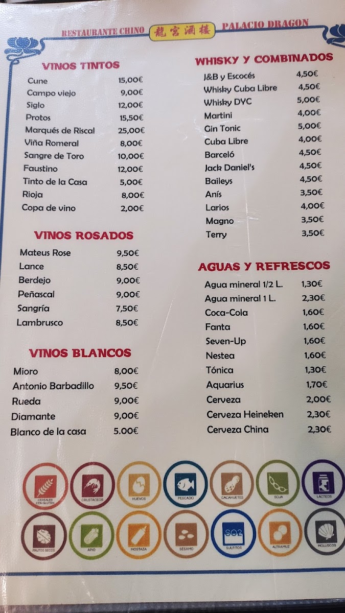 Menu Restaurante Chino Palacio Del Dragon-10