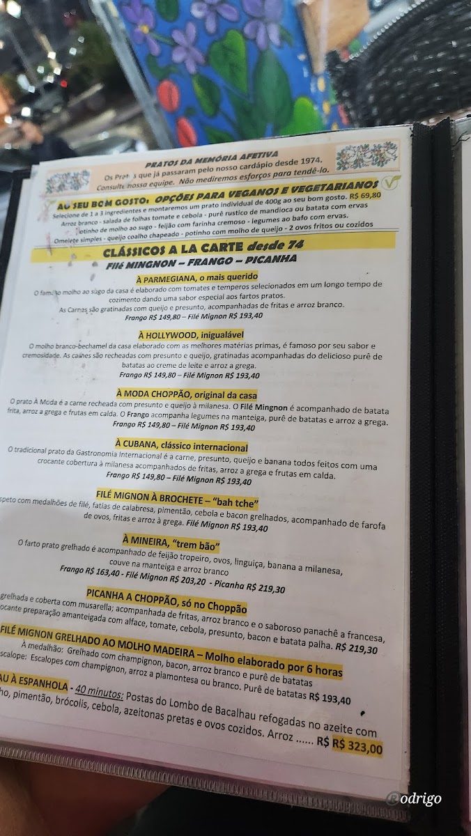 Menu Restaurante Choppão E Delivery 'desde 1974'-10