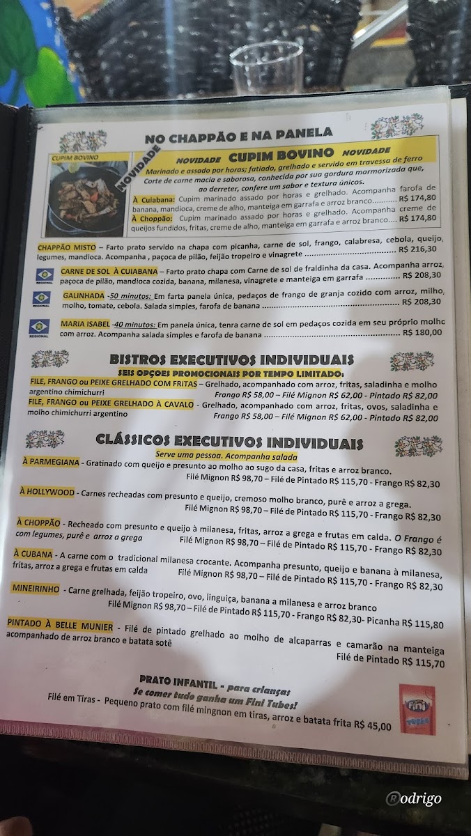 Menu Restaurante Choppão E Delivery 'desde 1974'-2