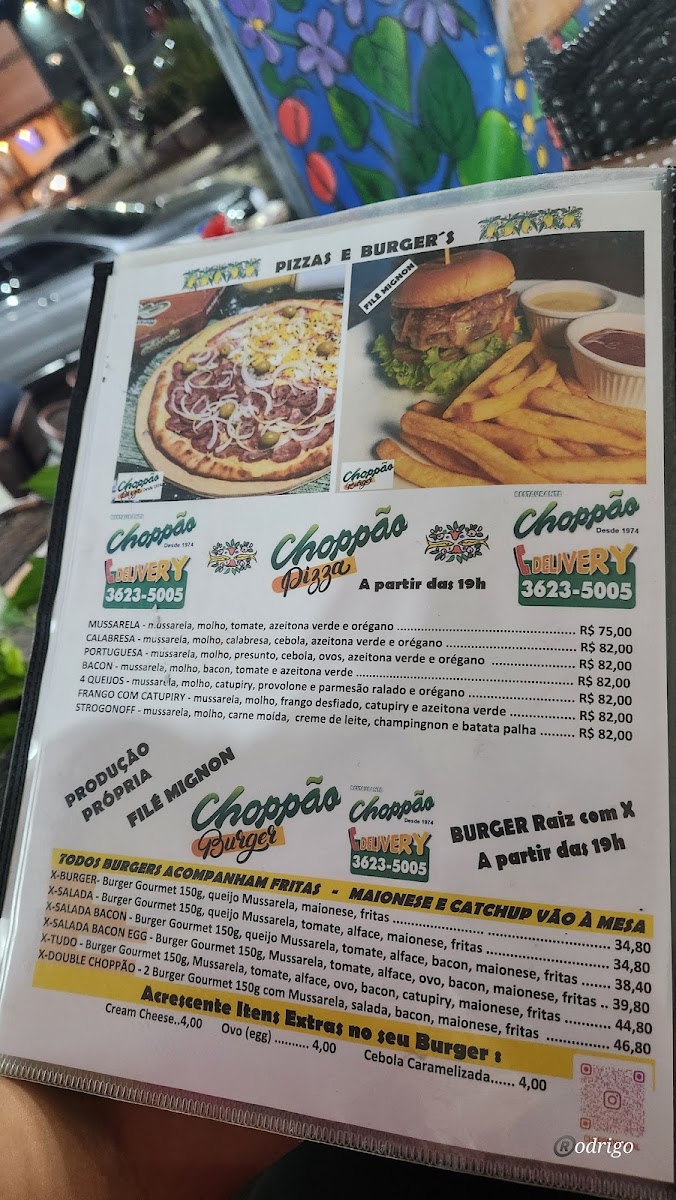 Menu Restaurante Choppão E Delivery 'desde 1974'-3