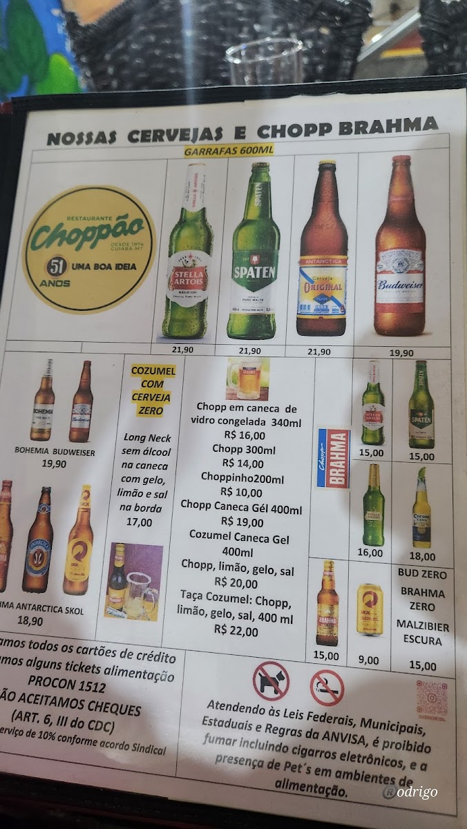 Menu Restaurante Choppão E Delivery 'desde 1974'-4