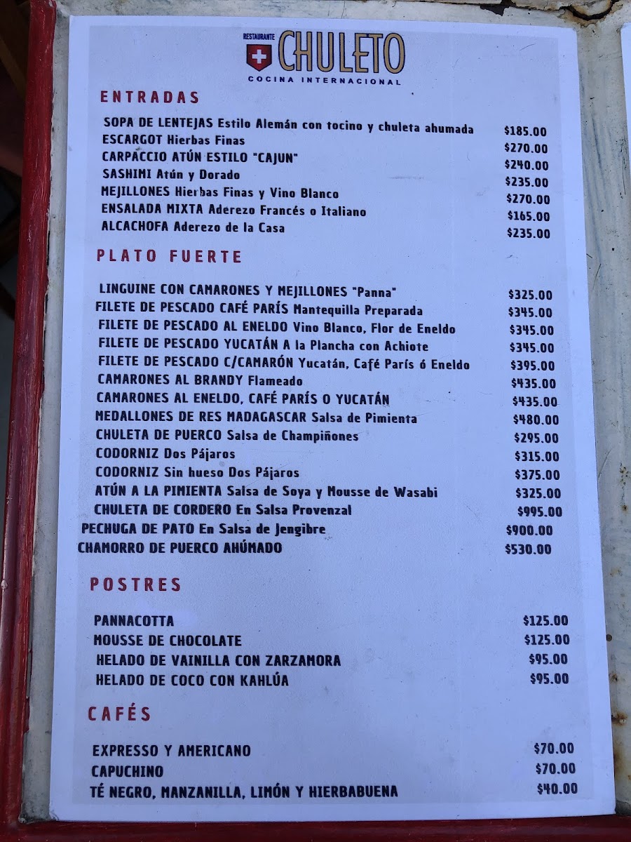 Menu Restaurante Chuleto-1