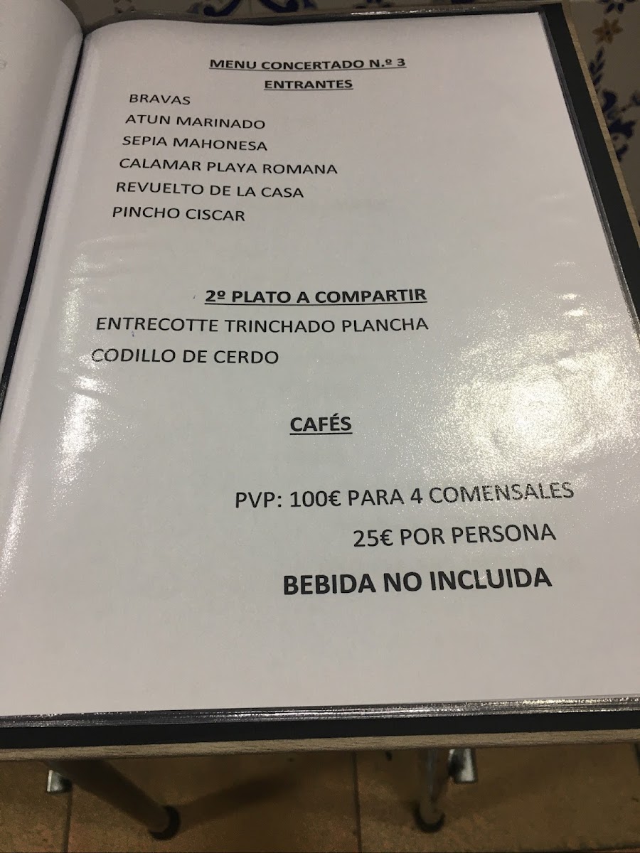 Menu Restaurante Ciscar 26 Vlc-2