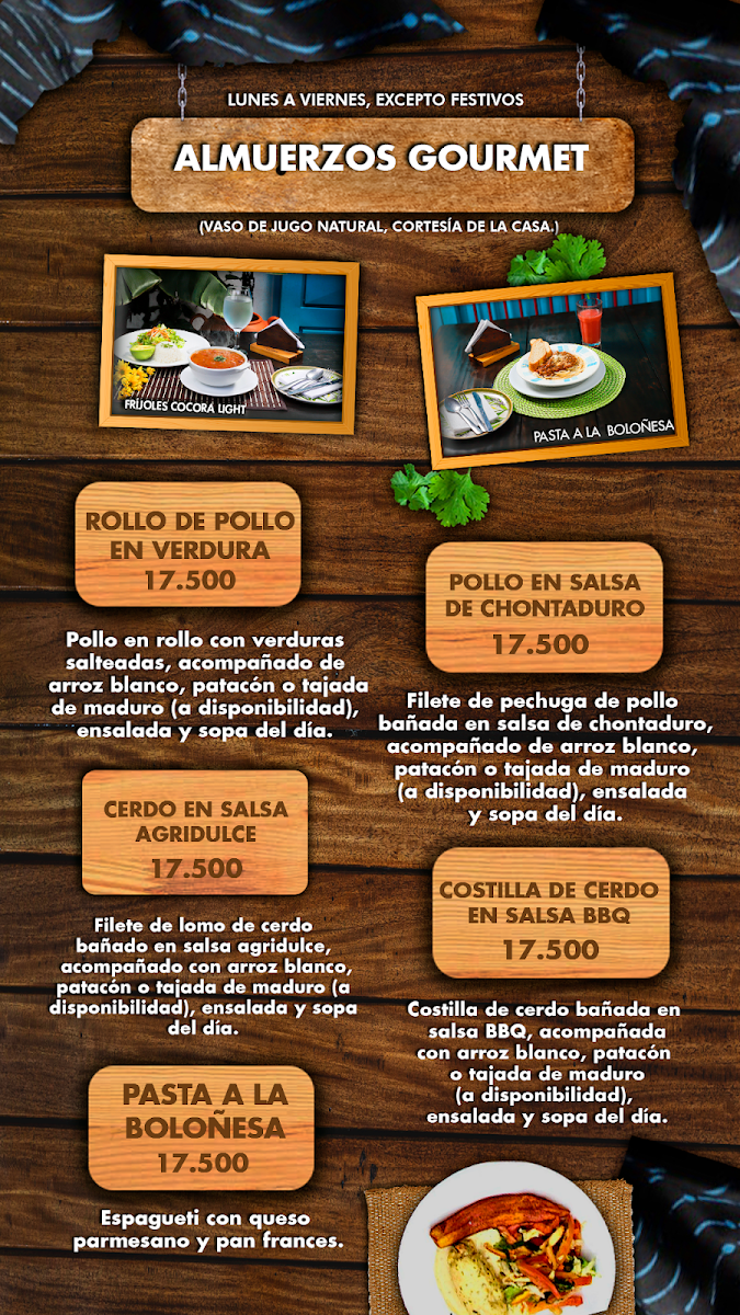 Menu Restaurante Cocora Fusión-1