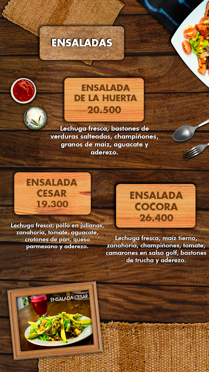 Menu Restaurante Cocora Fusión-3