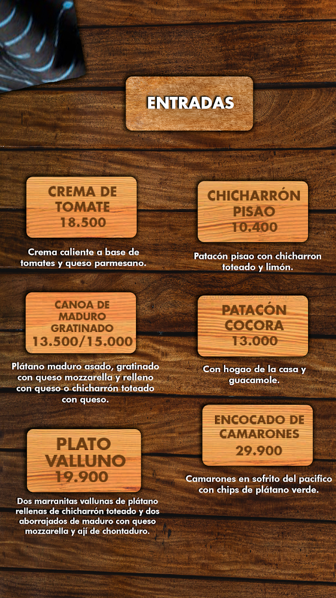 Menu Restaurante Cocora Fusión-5