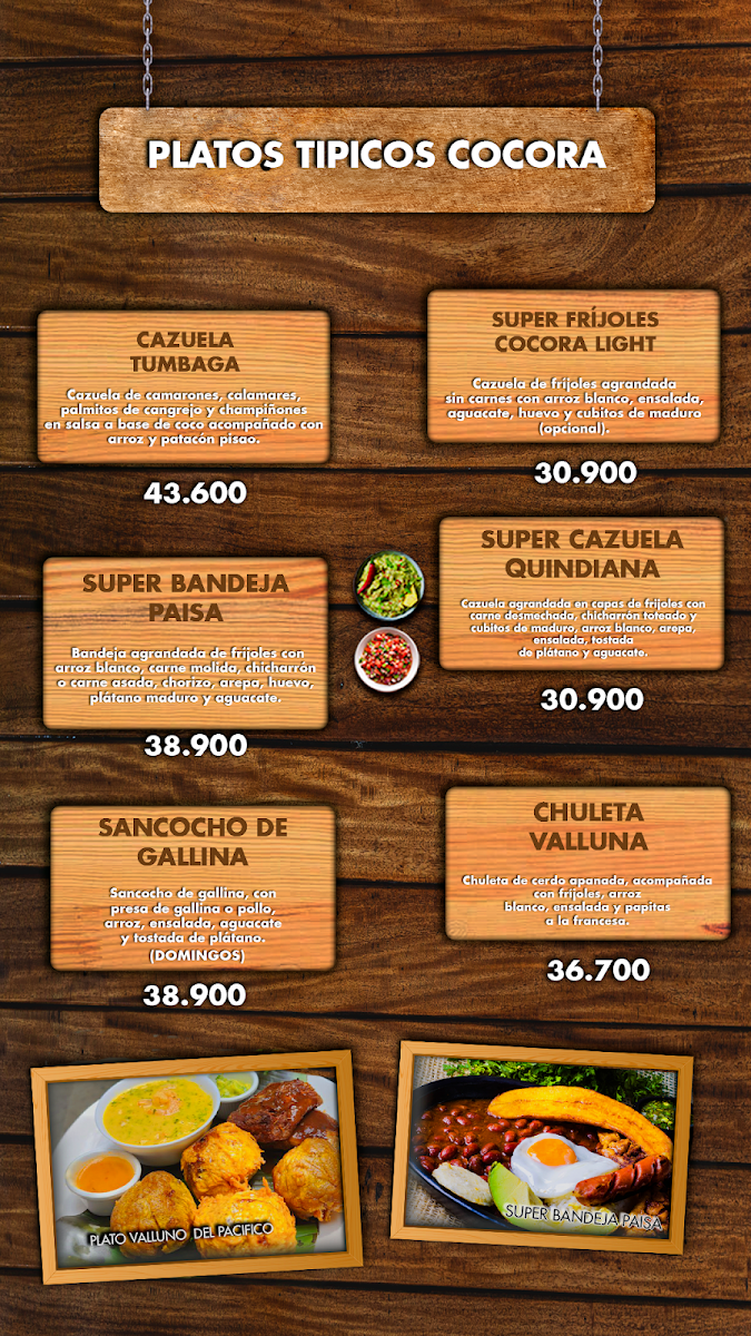 Menu Restaurante Cocora Fusión-6