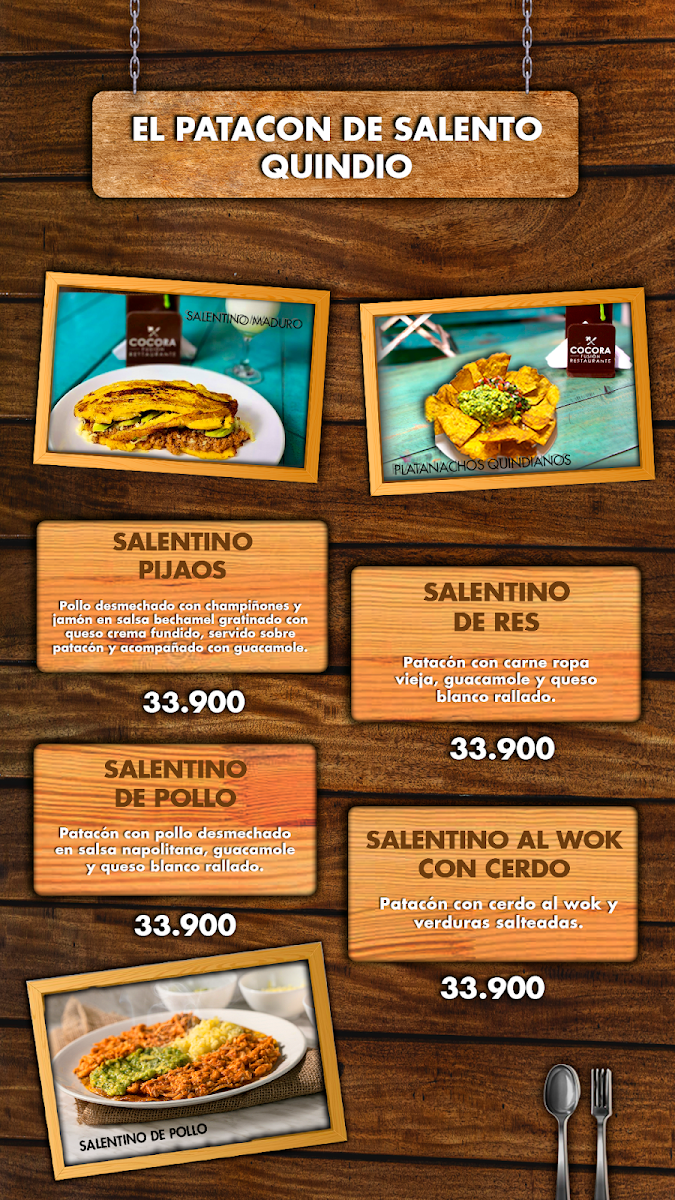 Menu Restaurante Cocora Fusión-8