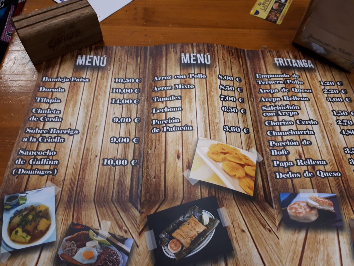 Menu Restaurante Colombiano La Fonda-2