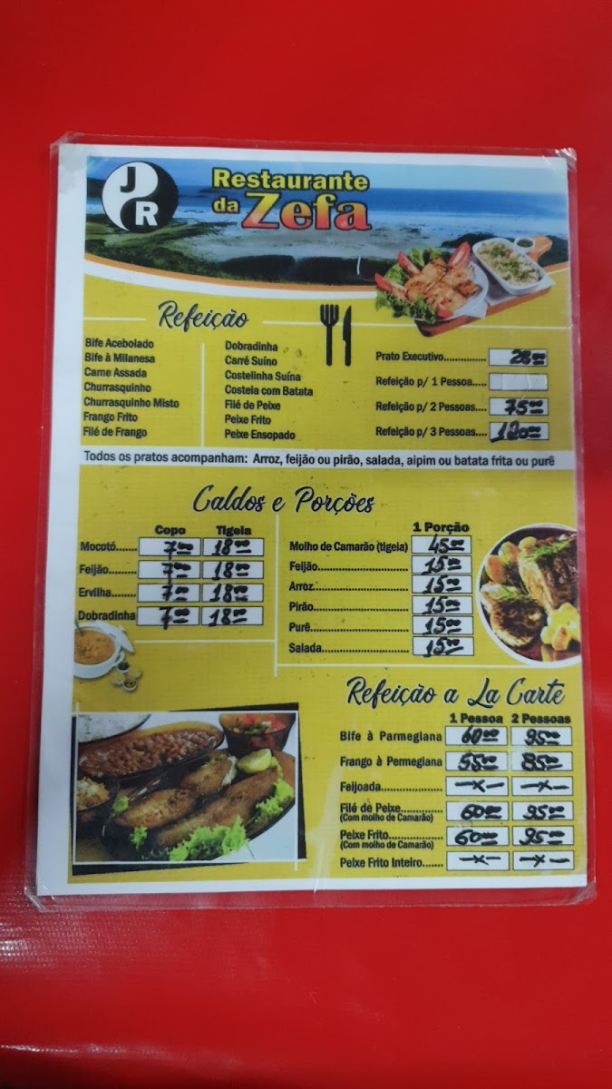 Menu Restaurante Da Zefa-9