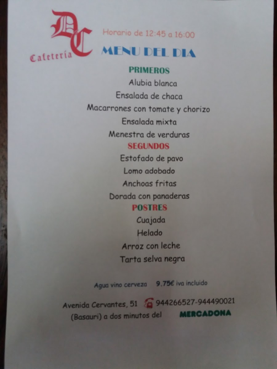 Menu Restaurante Davaro-2