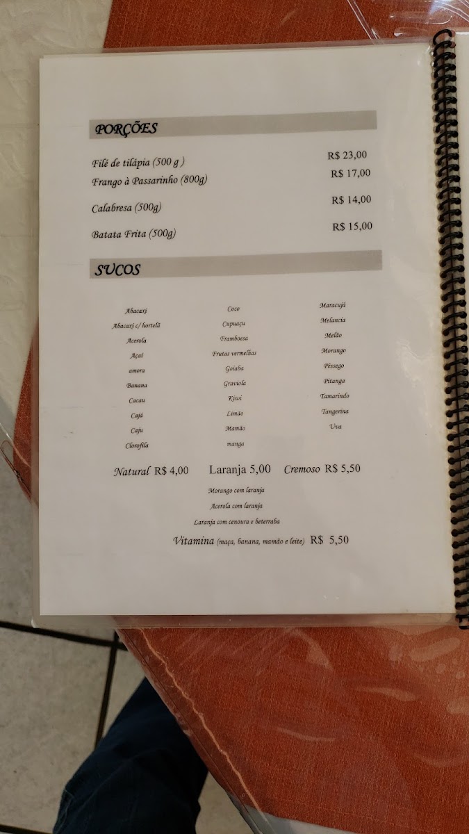 Menu Restaurante De Avila-2