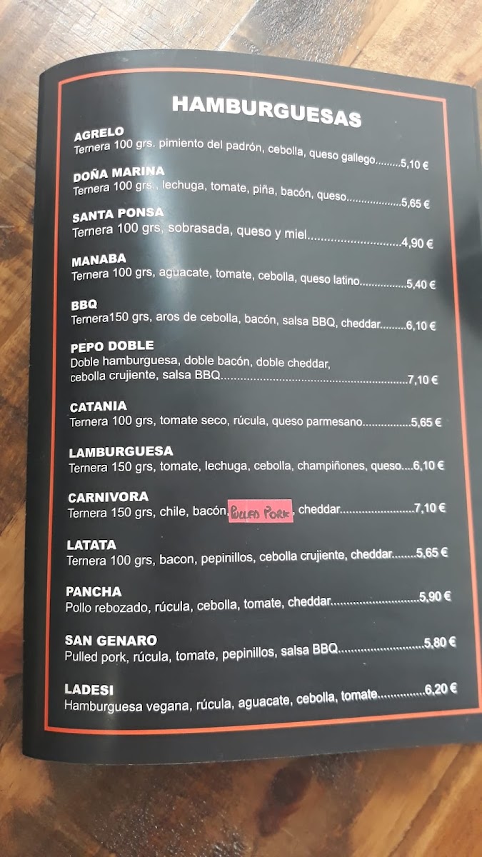 Menu Restaurante De Comida Peruana Lamburguesa-8