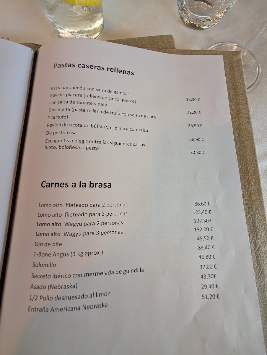 Menu Restaurante De María - Majadahonda-1