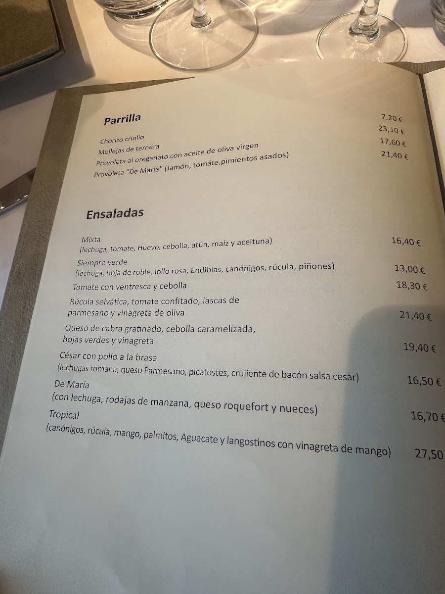 Menu Restaurante De María - Majadahonda-4