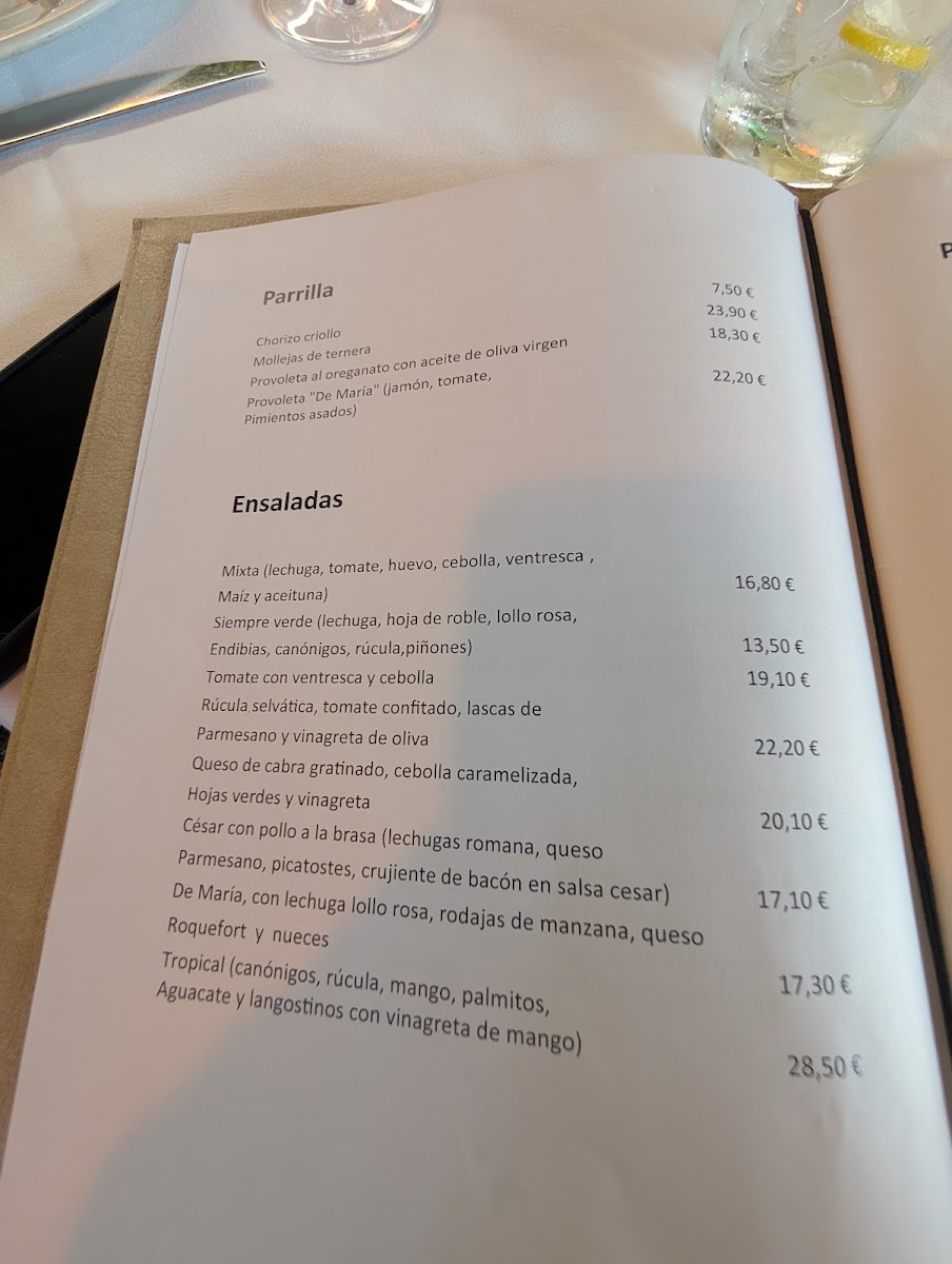 Menu Restaurante De María - Majadahonda-7