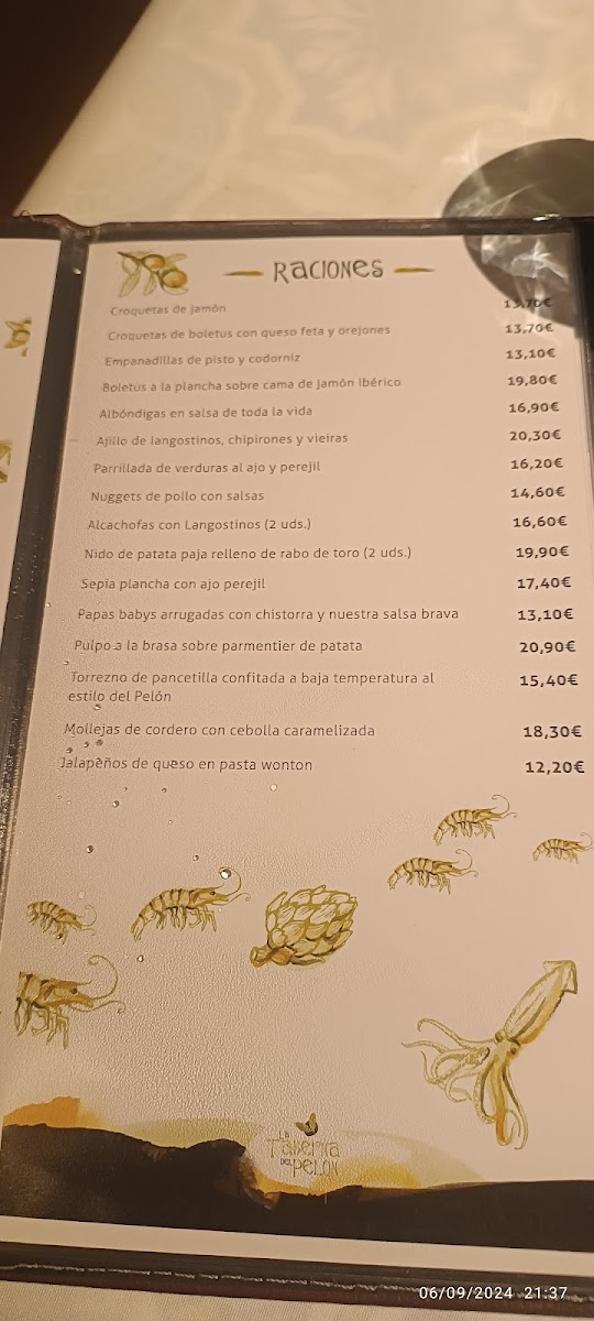Menu Restaurante De María - Majadahonda-9