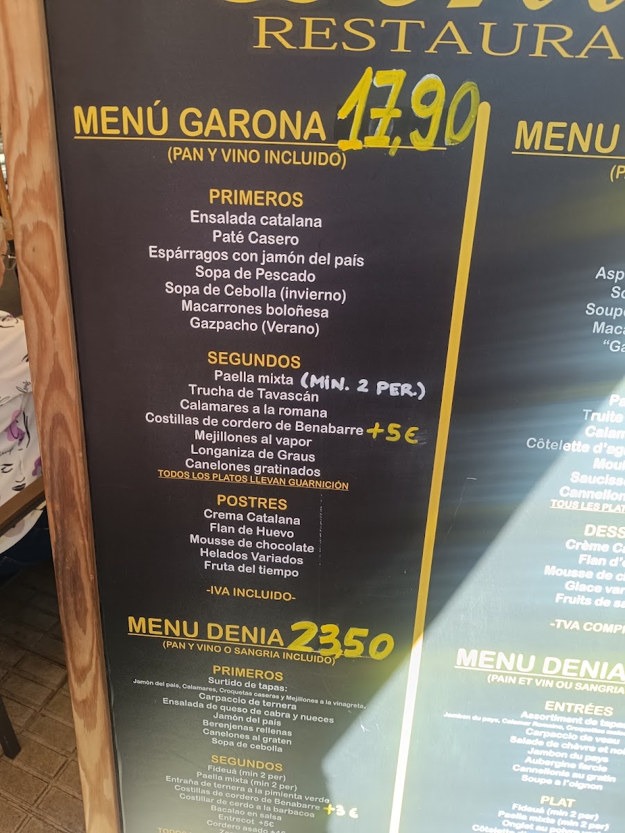 Menu Restaurante Denia-2