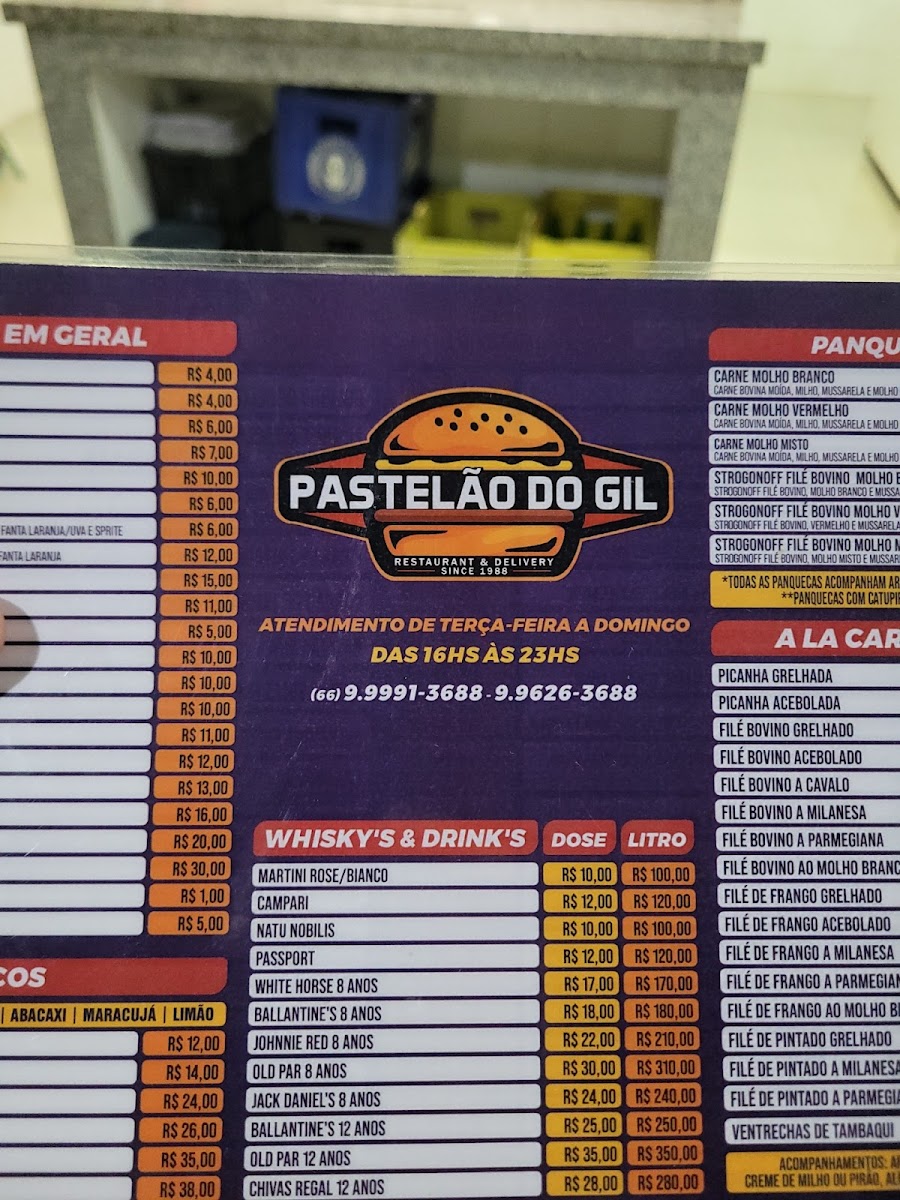 Menu Restaurante Do Gil-1