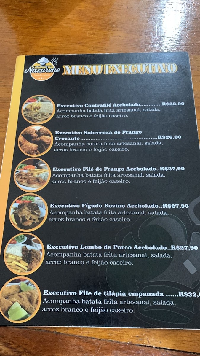 Menu Restaurante Do Nazareno-3