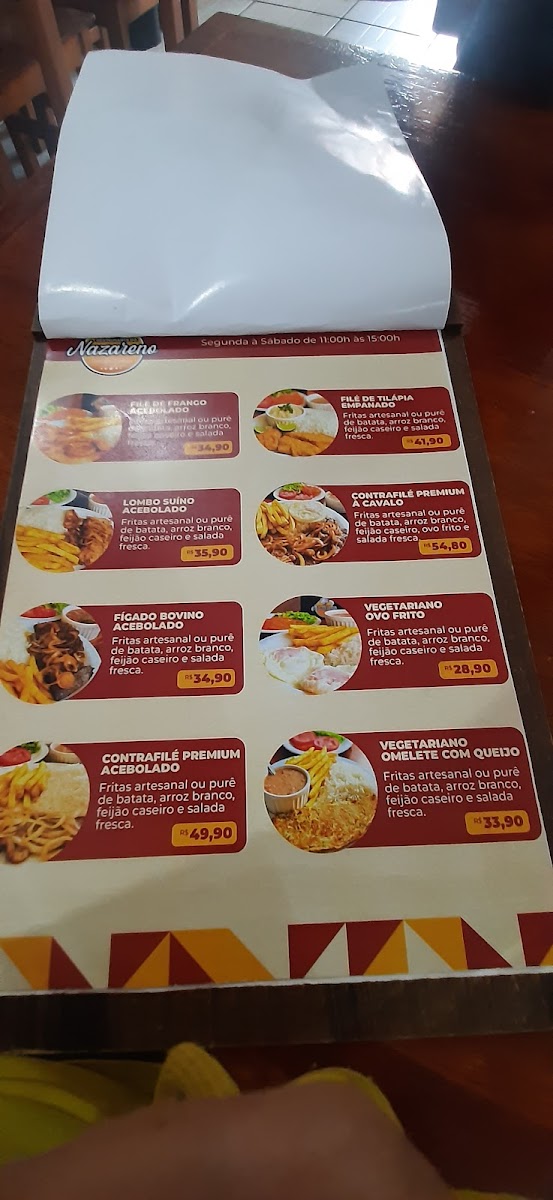 Menu Restaurante Do Nazareno-7
