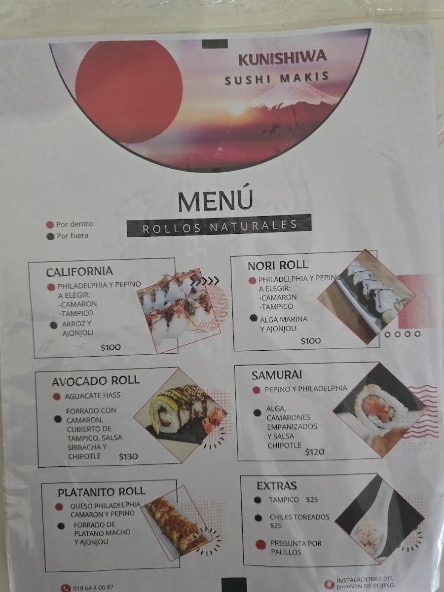 Menu Restaurante Dragon De Beijin-1
