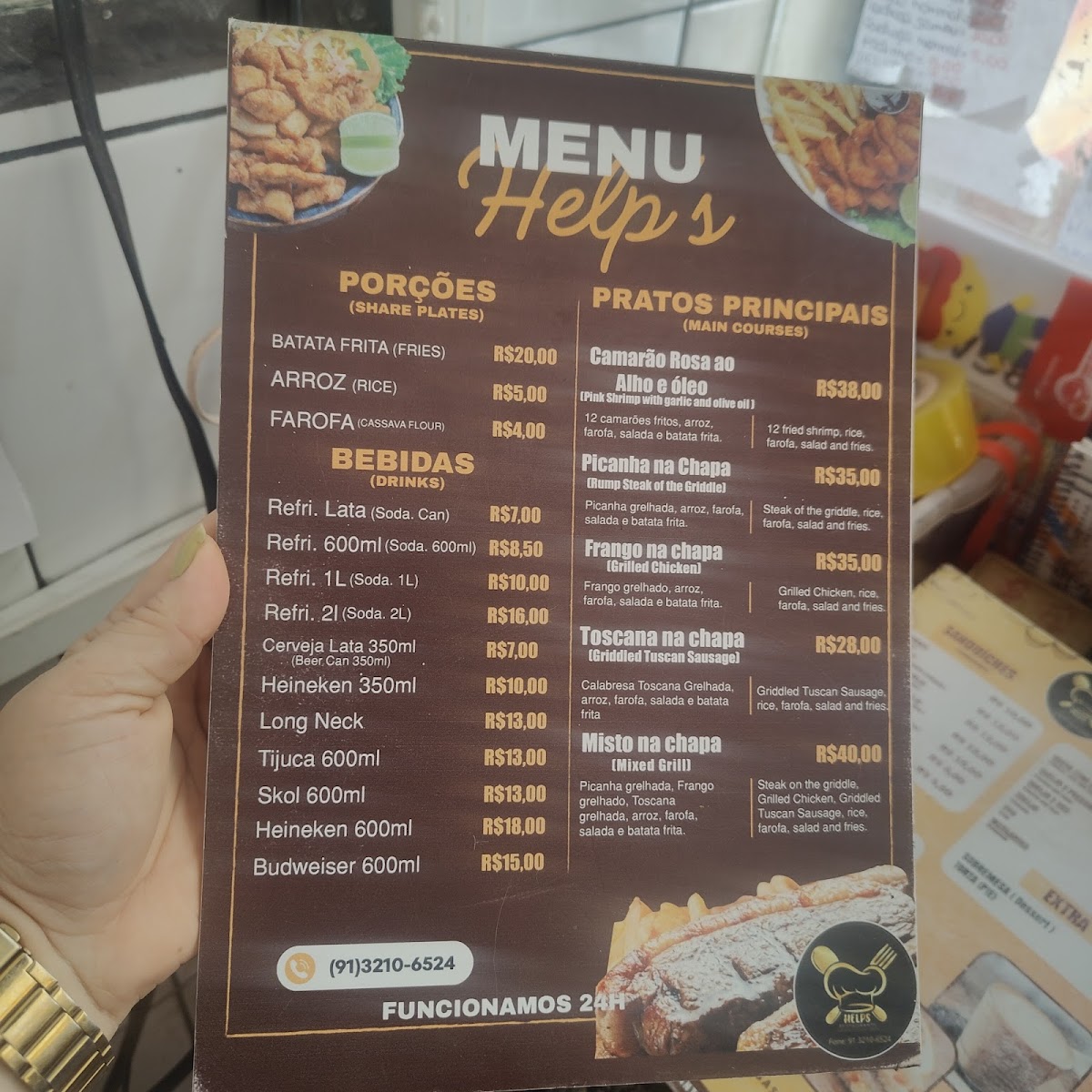 Menu Restaurante E Lachonete Help's-1