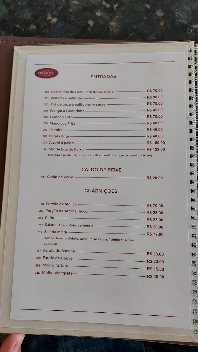 Menu Restaurante E Peixaria Okada - Miguel Sutil-6