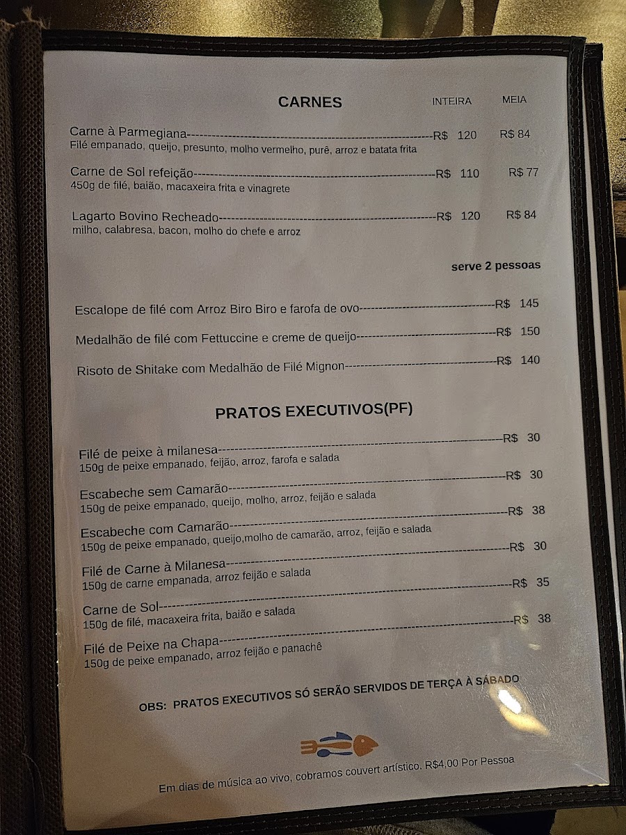 Menu Restaurante E Peixaria Ver O Rio-2