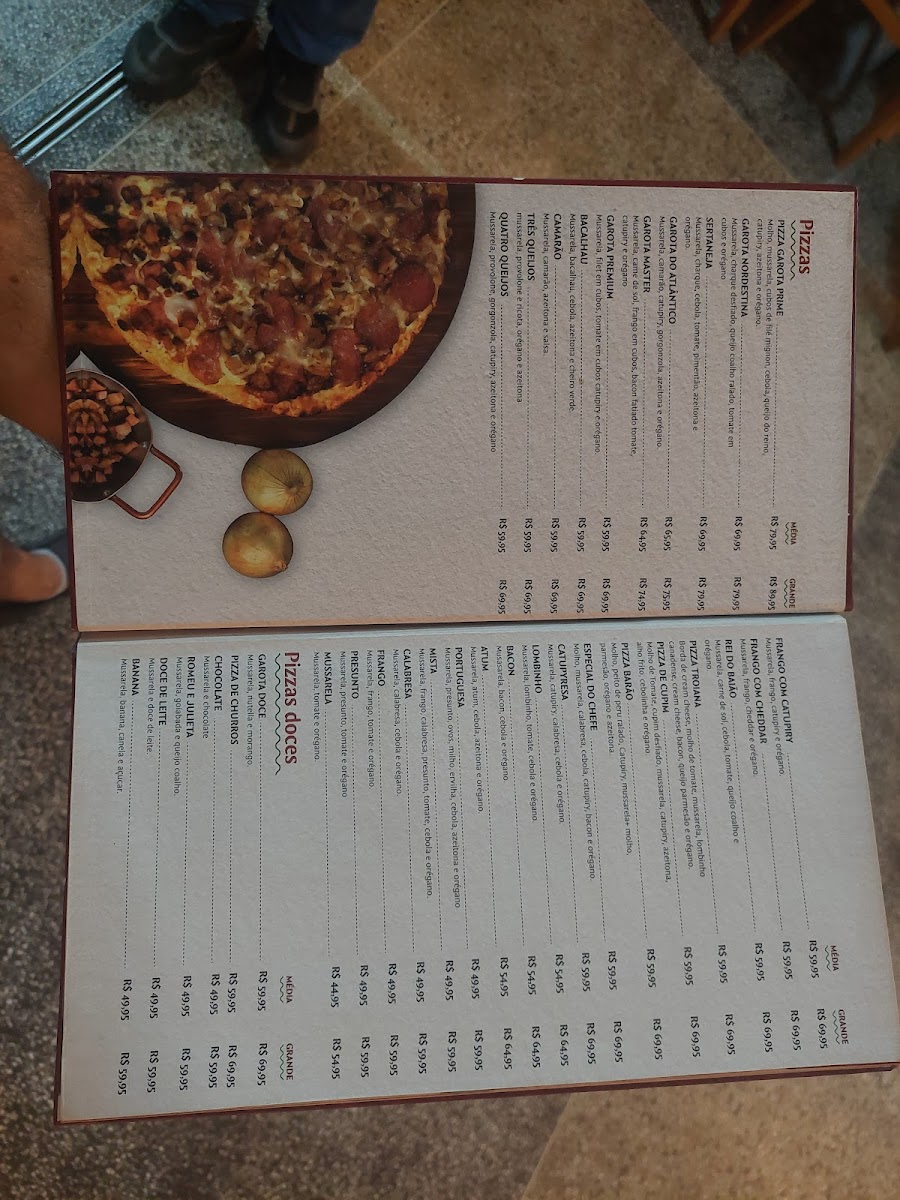Menu Restaurante E Pizzaria Garota Do Atlântico-5