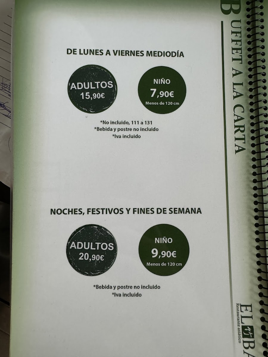Menu Restaurante El Bambú-5