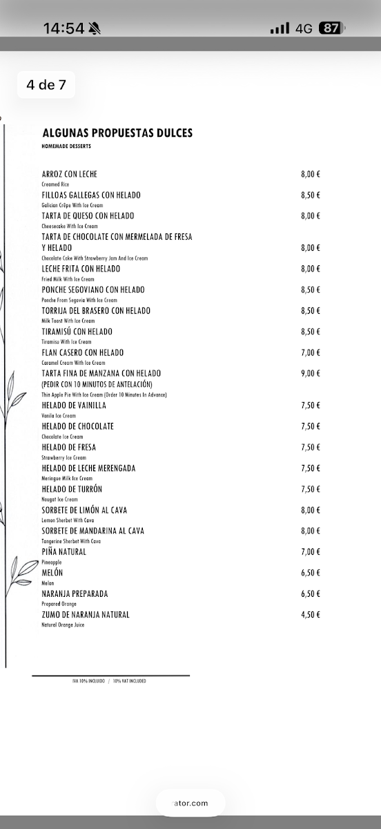 Menu Restaurante El Brasero De Don Pedro-2