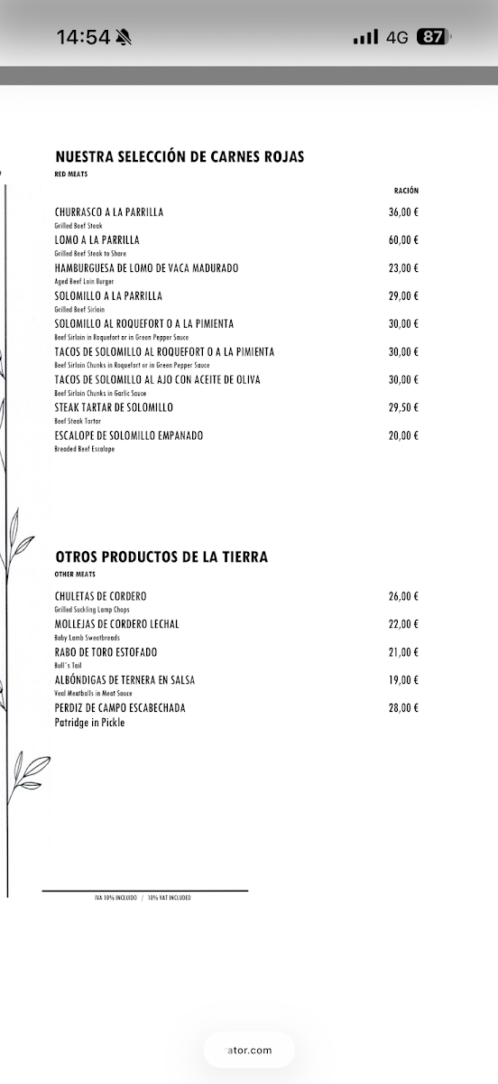 Menu Restaurante El Brasero De Don Pedro-4