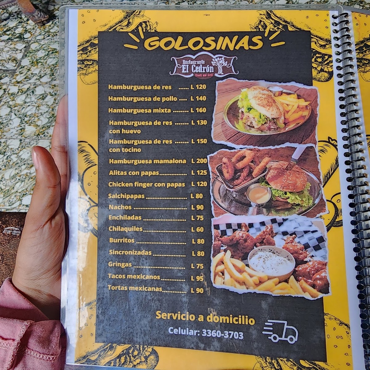 Menu Restaurante El Cedrón-6