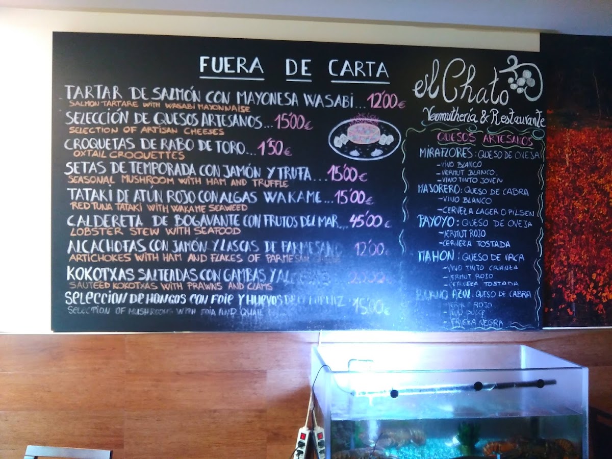 Menu Restaurante El Chato-7