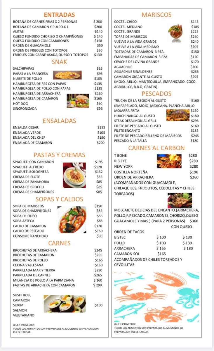 Menu Restaurante El Encanto Del Lago-1