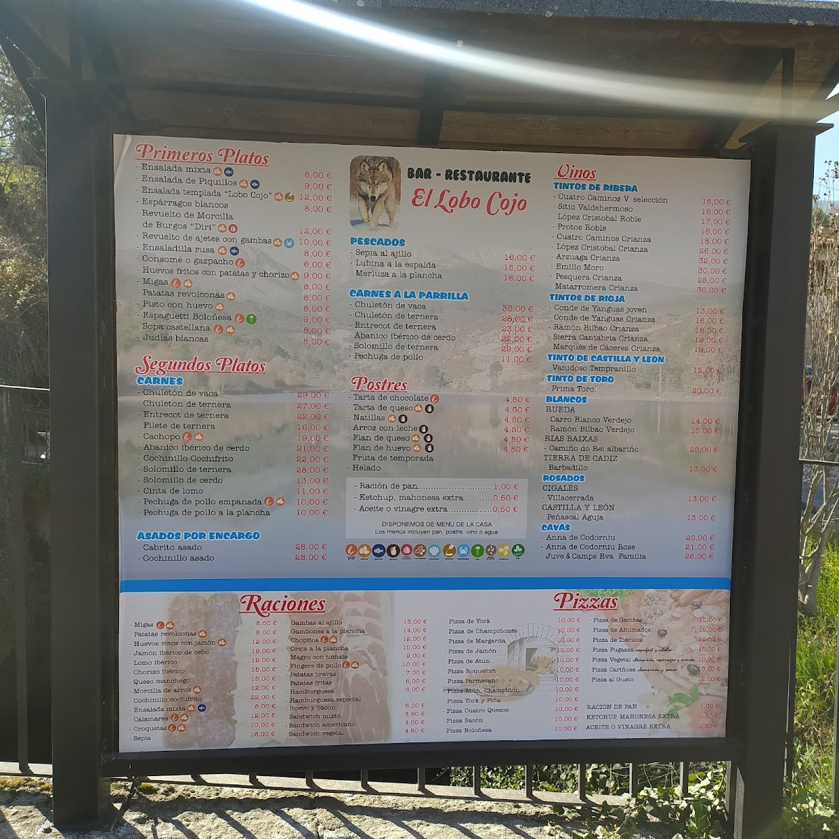 Menu Restaurante El Lobo Cojo-3