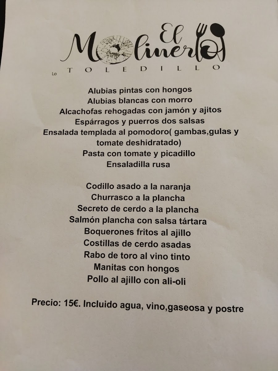 Menu Restaurante El Molinero Asador-3