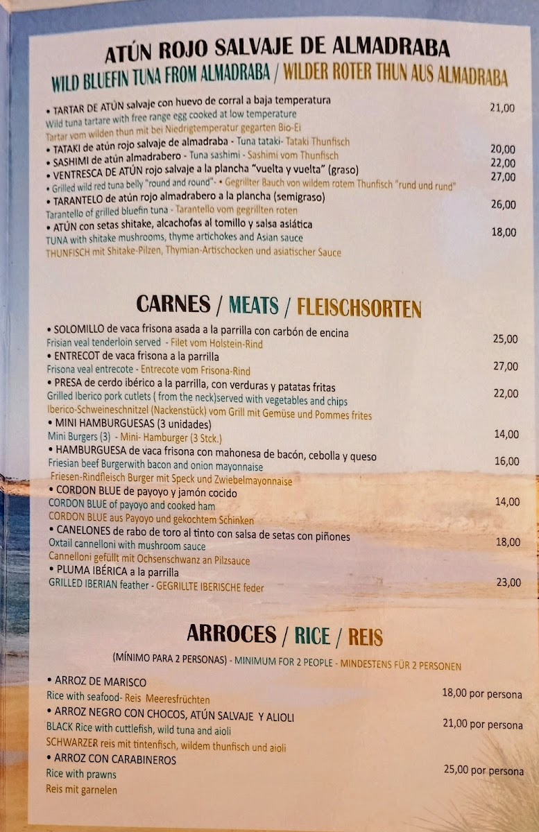 Menu Restaurante El Pasaje-2