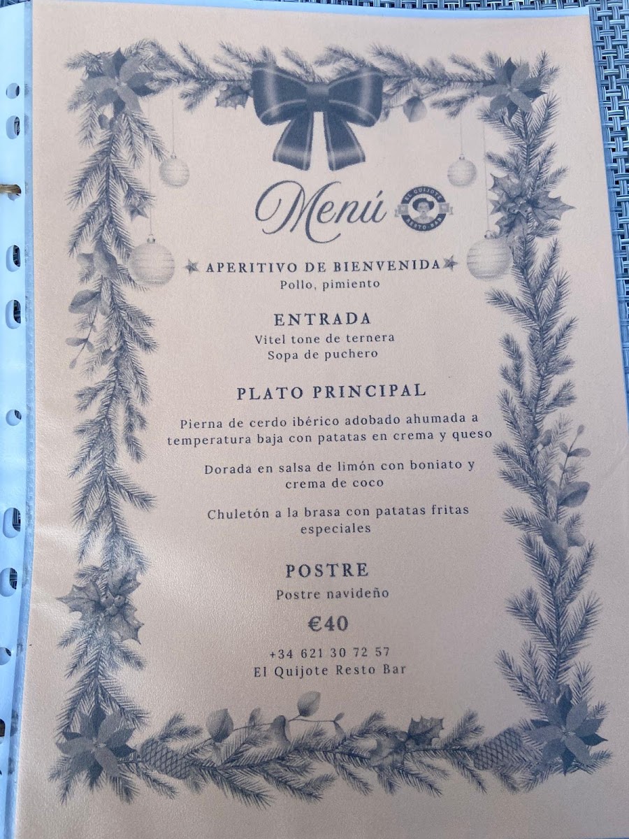 Menu Restaurante El Quijote-1