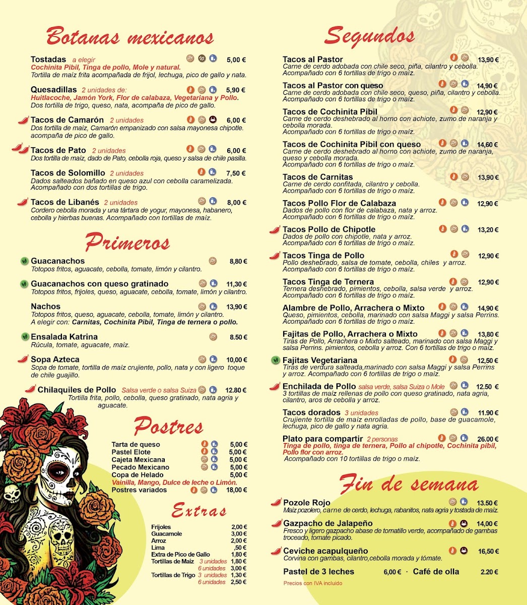 Menu Restaurante El Rincón De Katrina-1