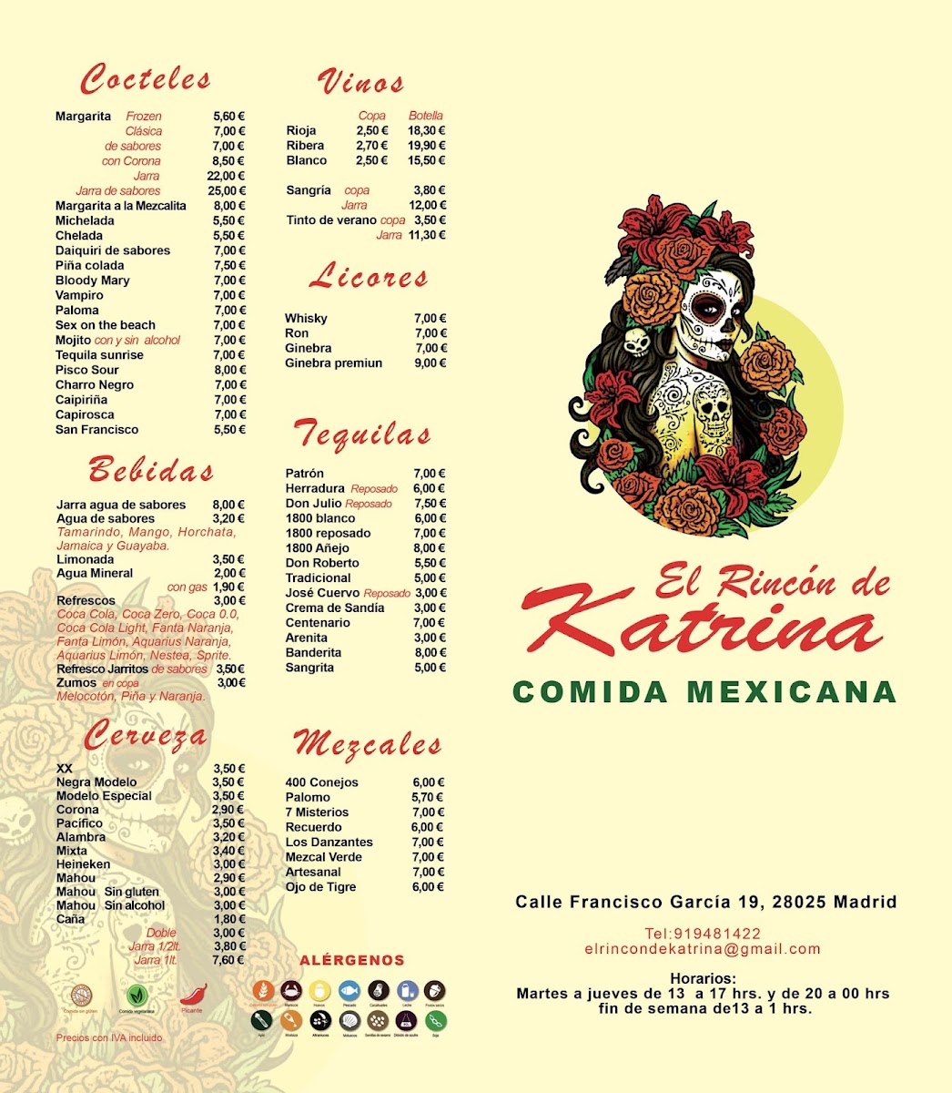 Menu Restaurante El Rincón De Katrina-2
