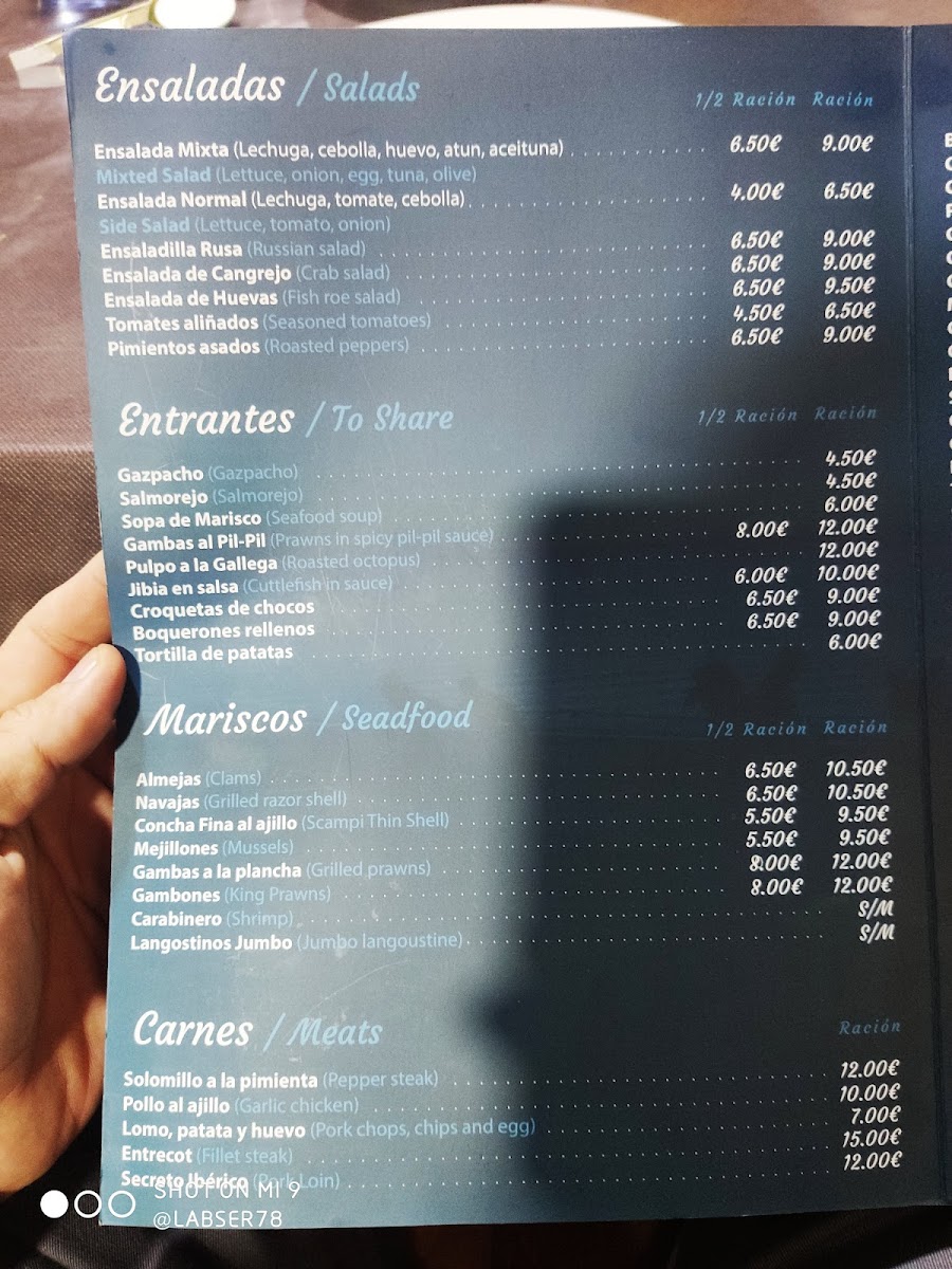 Menu Restaurante El Varadero-5
