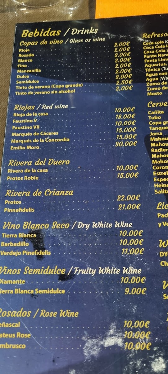 Menu Restaurante El Varadero-8