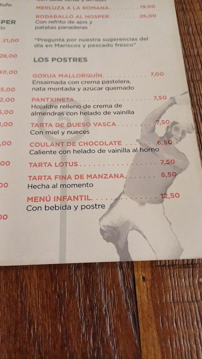 Menu Restaurante El Vasco-10